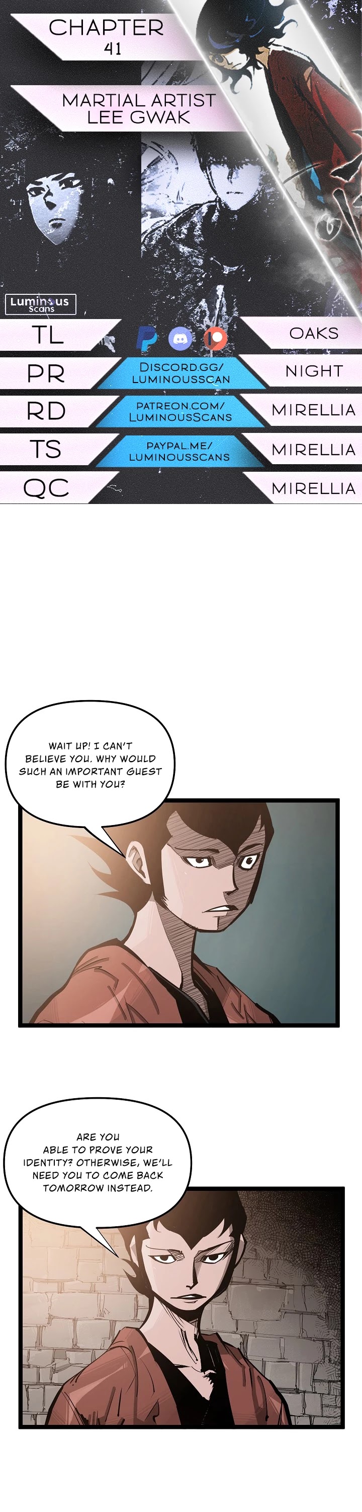 Martial Artist Lee Gwak Chapter 41 page 1 - Chapter 41