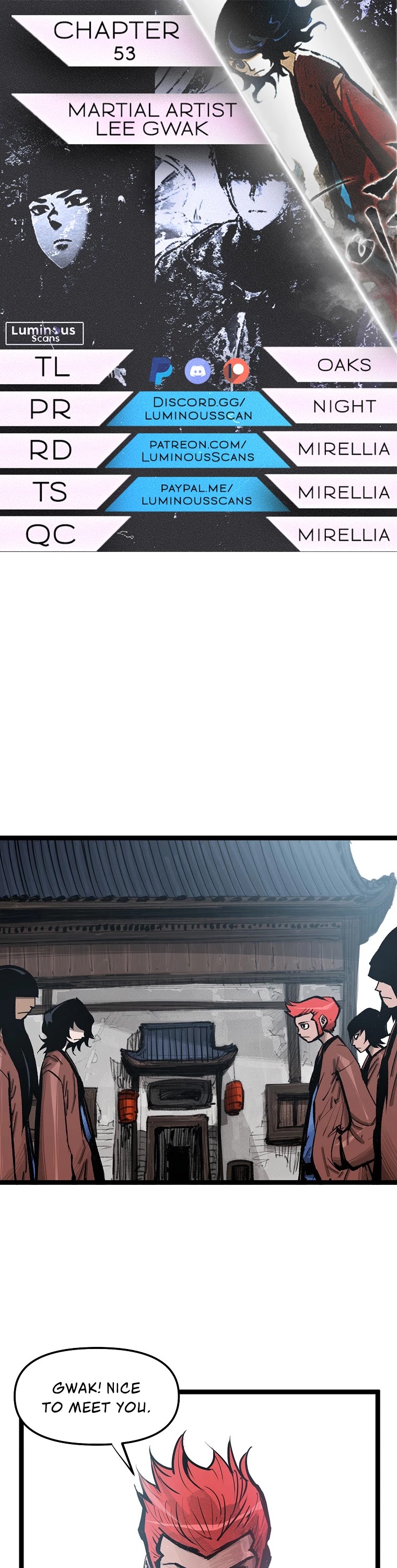 Martial Artist Lee Gwak Chapter 53 page 1 - Chapter 53