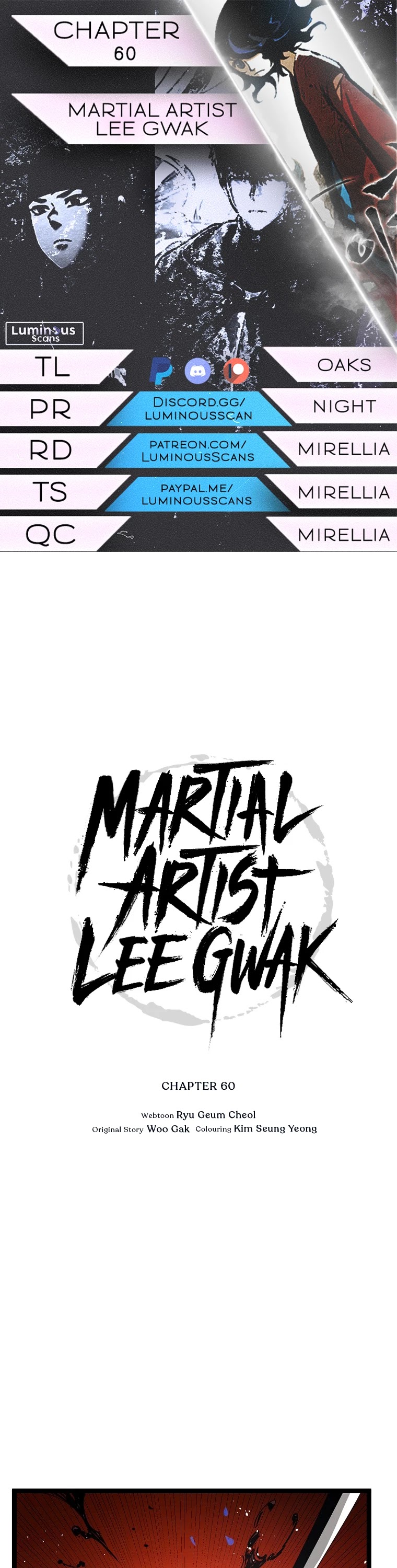 Martial Artist Lee Gwak Chapter 60 page 1 - Chapter 60