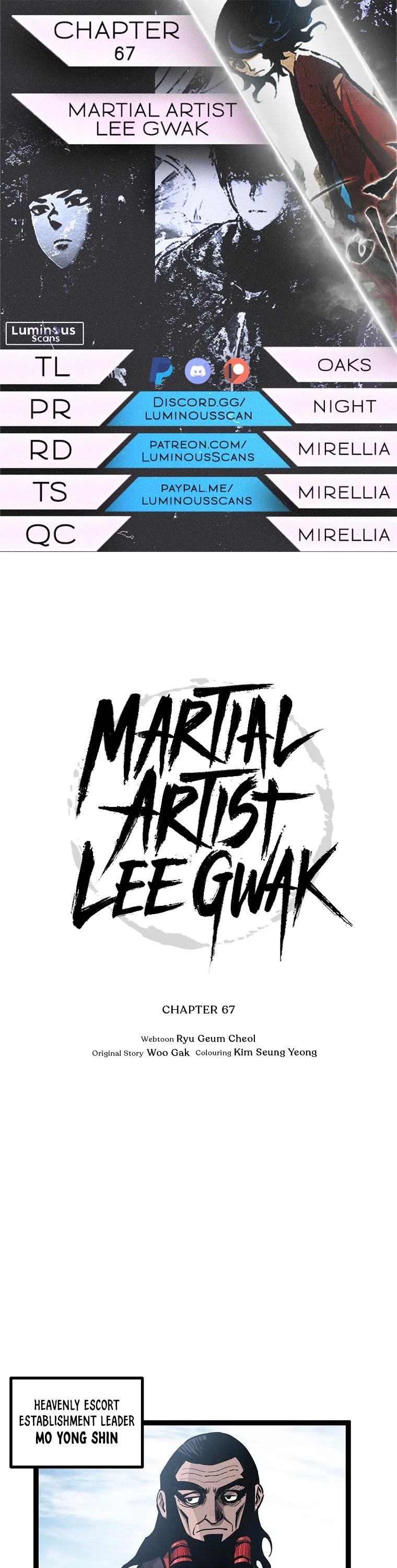 Martial Artist Lee Gwak Chapter 67 page 1 - Chapter 67