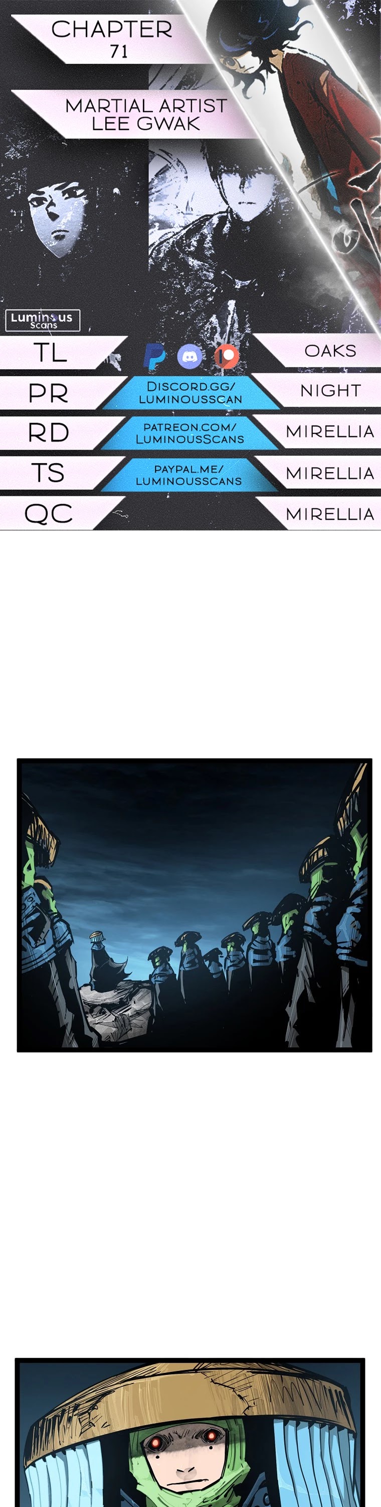 Martial Artist Lee Gwak Chapter 71 page 1 - Chapter 71