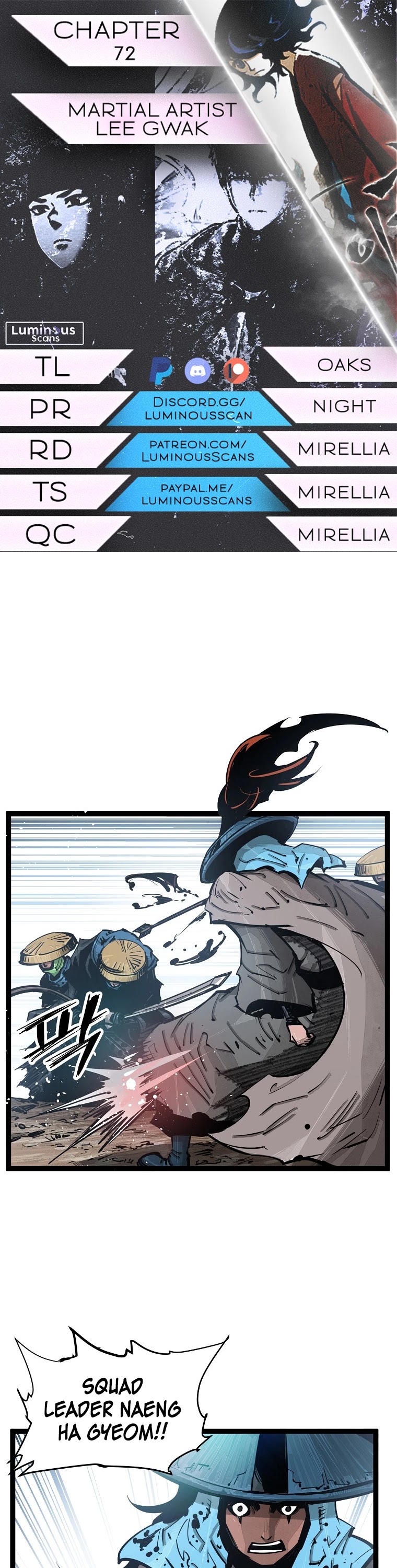Martial Artist Lee Gwak Chapter 72 page 1 - Chapter 72