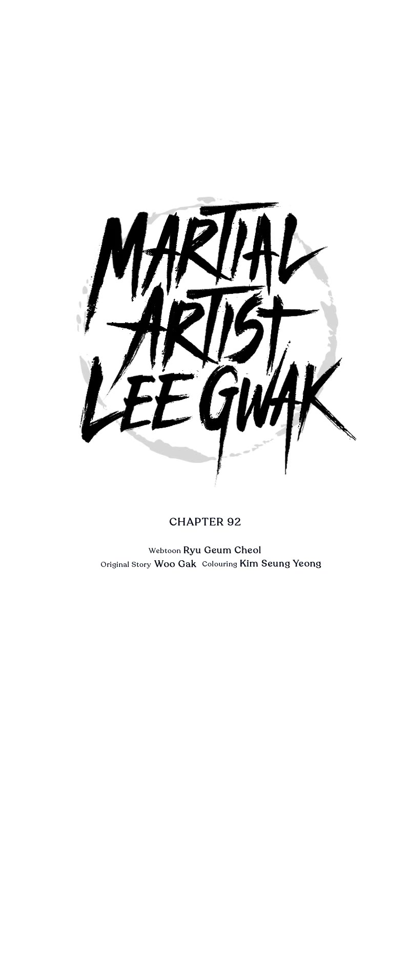 Martial Artist Lee Gwak Chapter 92 page 6 - Chapter 92