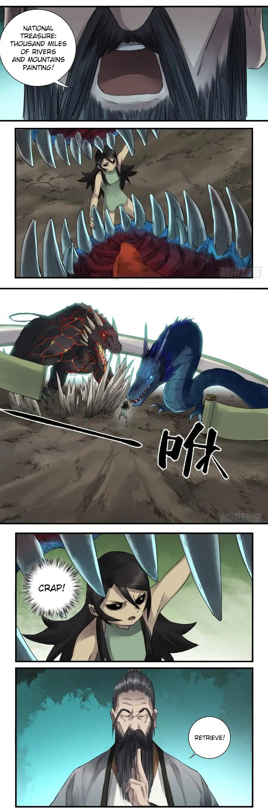 Martial Legacy Chapter 102 page 2 - Chapter 102: National Treasure - Thousand Miles of Rivers and Mountains Painting