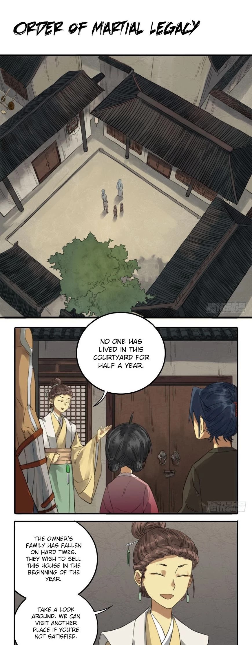 Martial Legacy Chapter 11 page 1 - Chapter 11: Order of Martial Legacy