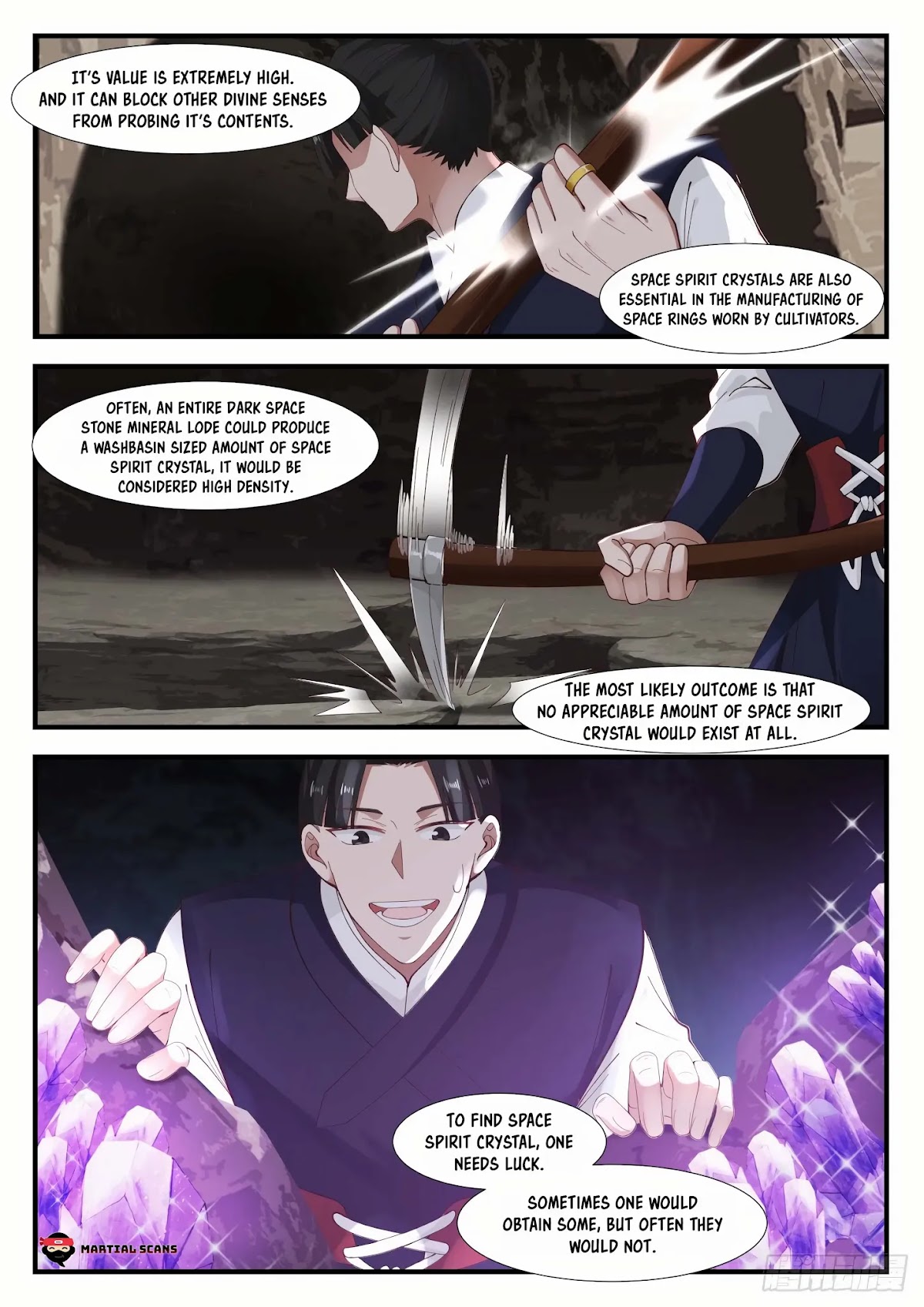 Martial Peak Chapter 1010 page 4 - Chapter 1010: Space Spirit Crystal Lode