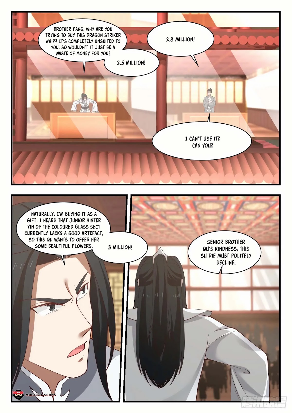 Martial Peak Chapter 1061 page 4 - Chapter 1061: Battle of wealth