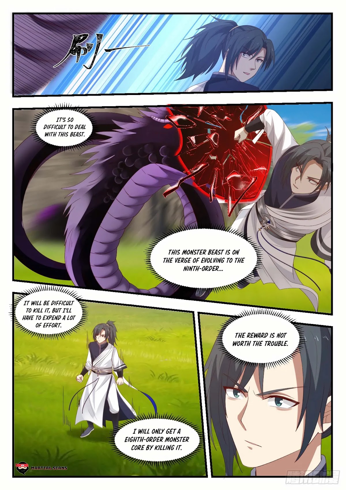 Martial Peak Chapter 1089 page 10 - Chapter 1089: Silver Horned Lightning Python
