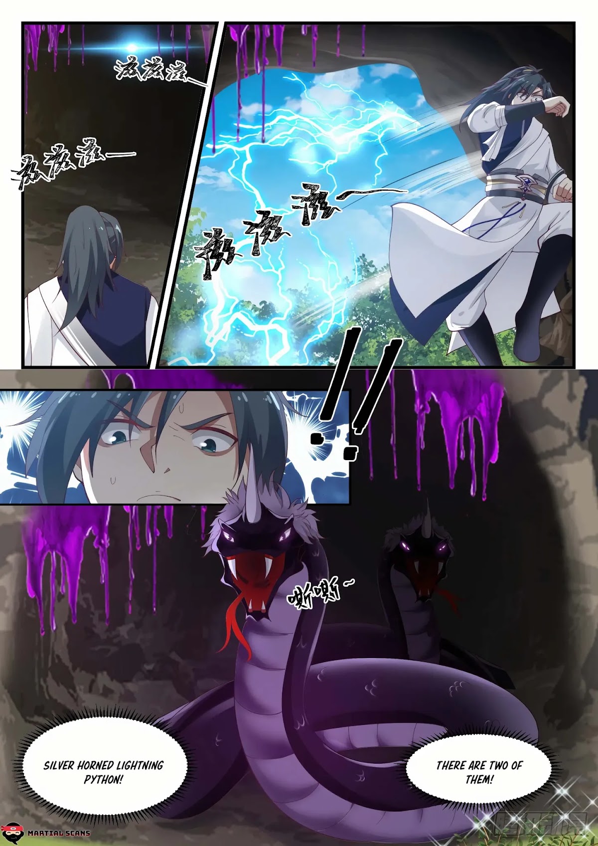 Martial Peak Chapter 1089 page 5 - Chapter 1089: Silver Horned Lightning Python