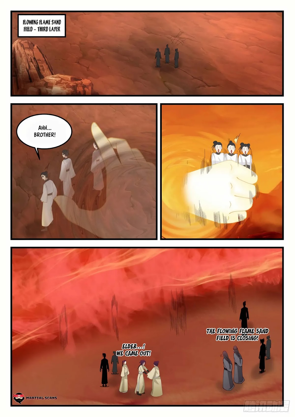 Martial Peak Chapter 1151 page 6 - Chapter 1151: Flowing Flame Sand Field closed