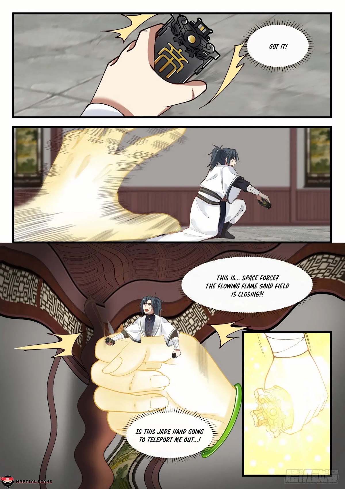 Martial Peak Chapter 1151 page 8 - Chapter 1151: Flowing Flame Sand Field closed