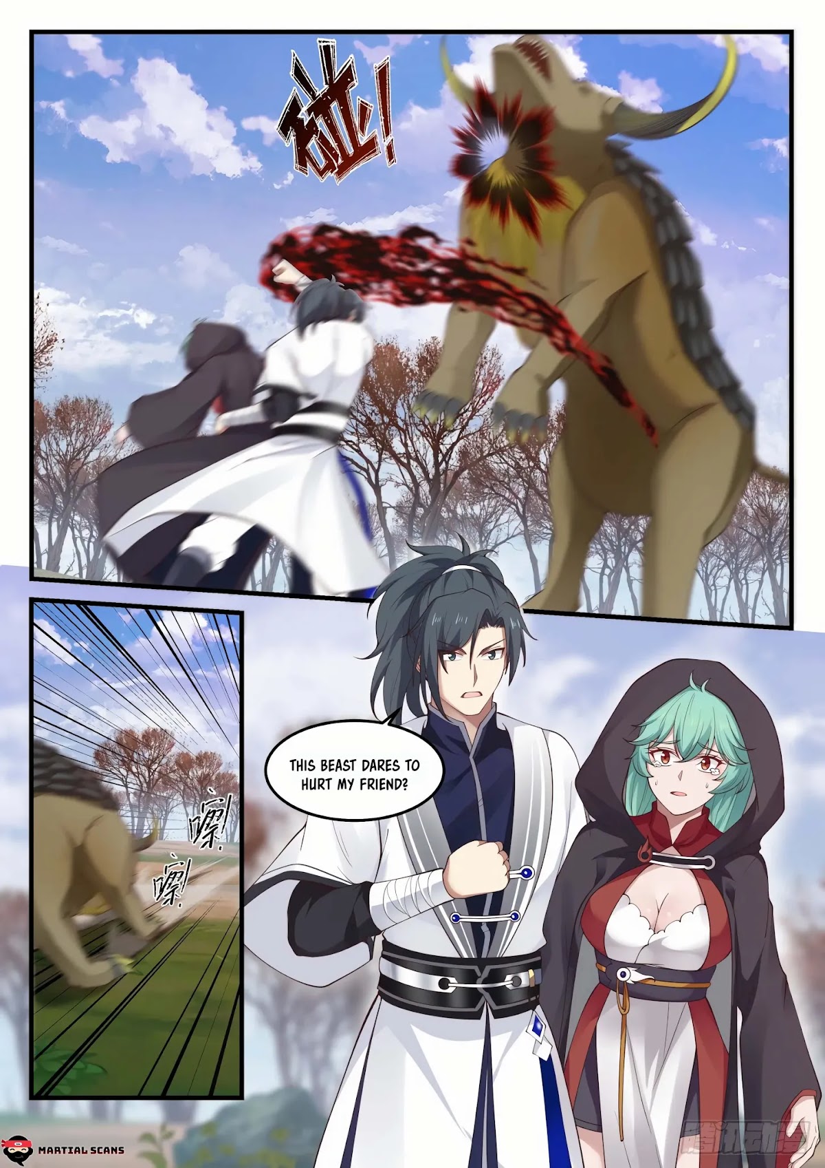 Martial Peak Chapter 1208 page 9 - Chapter 1208: This beast dares to hurt my friend?