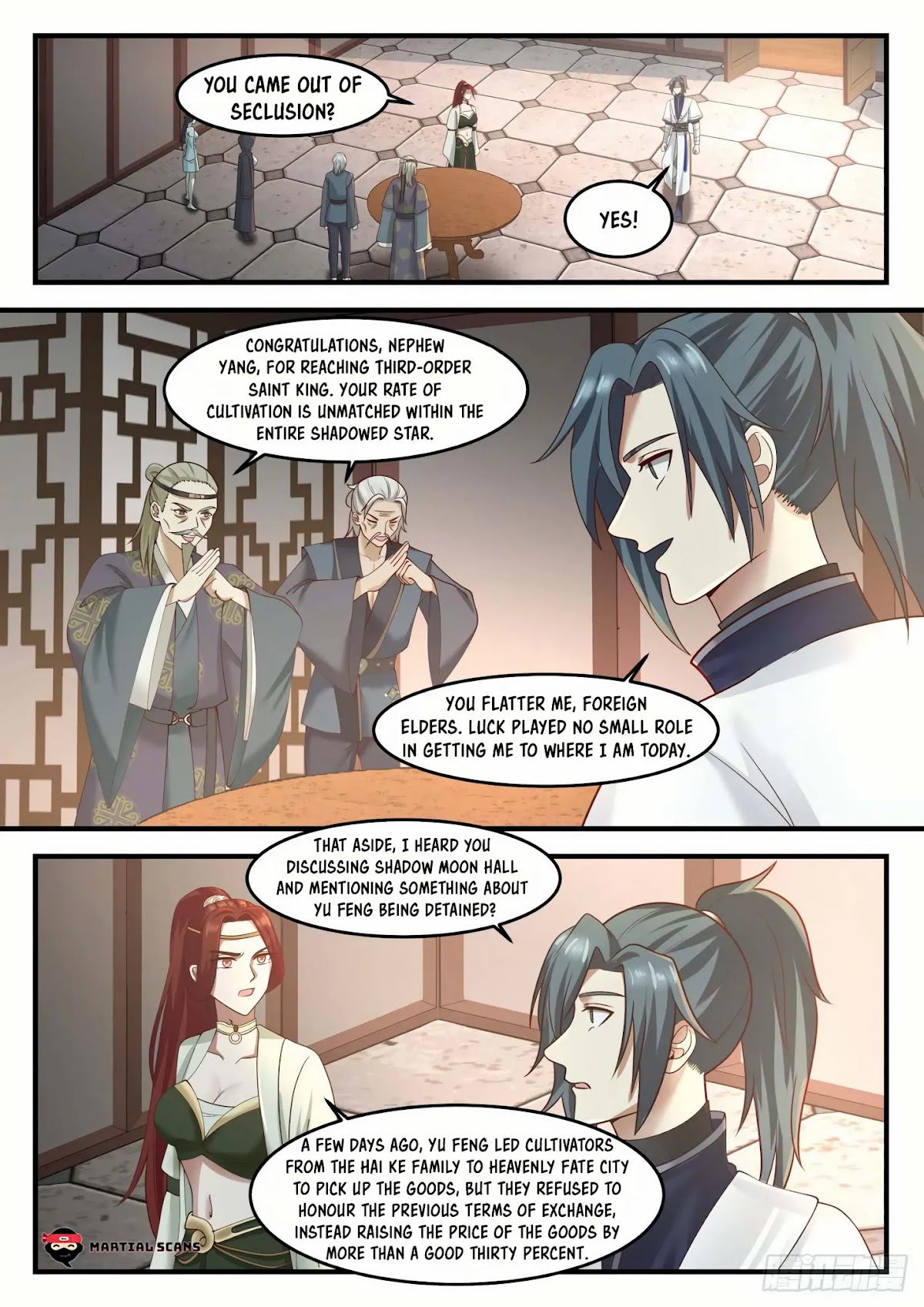 Martial Peak Chapter 1230 page 4 - Chapter 1230: Yu Feng Detained