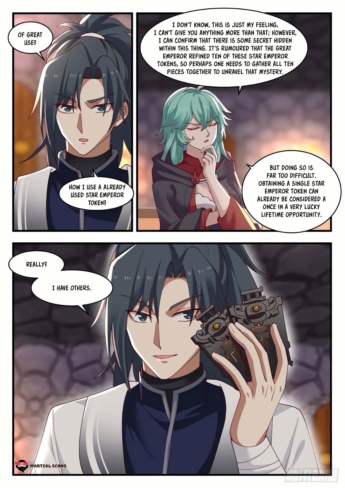 Martial Peak Chapter 1276 page 4 - Chapter 1276: Refining The Star Emperor Token