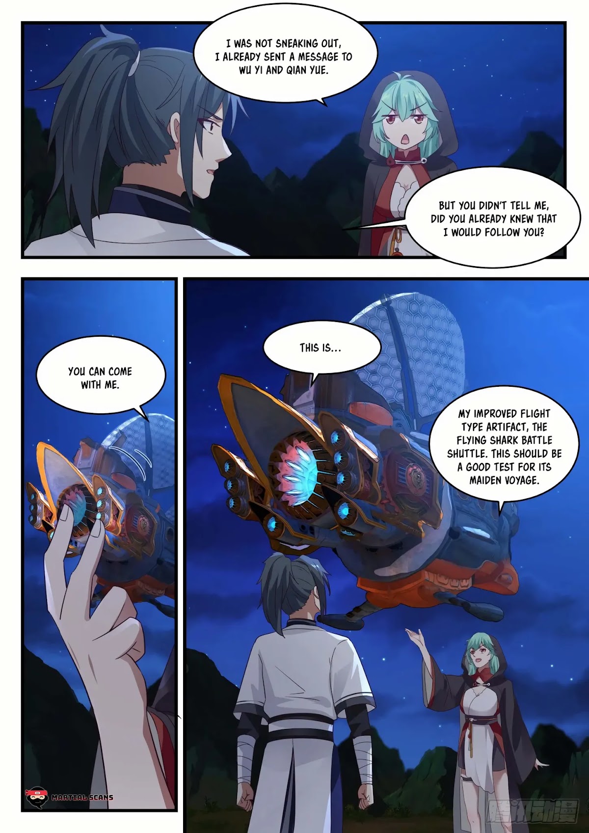 Martial Peak Chapter 1277 page 3 - Chapter 1277: Flying Shark Battle Shuttle