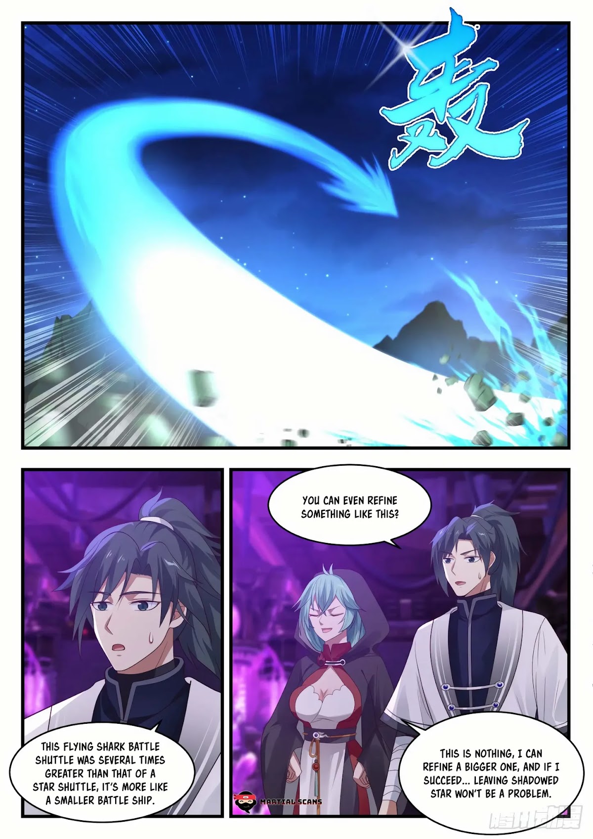 Martial Peak Chapter 1277 page 7 - Chapter 1277: Flying Shark Battle Shuttle