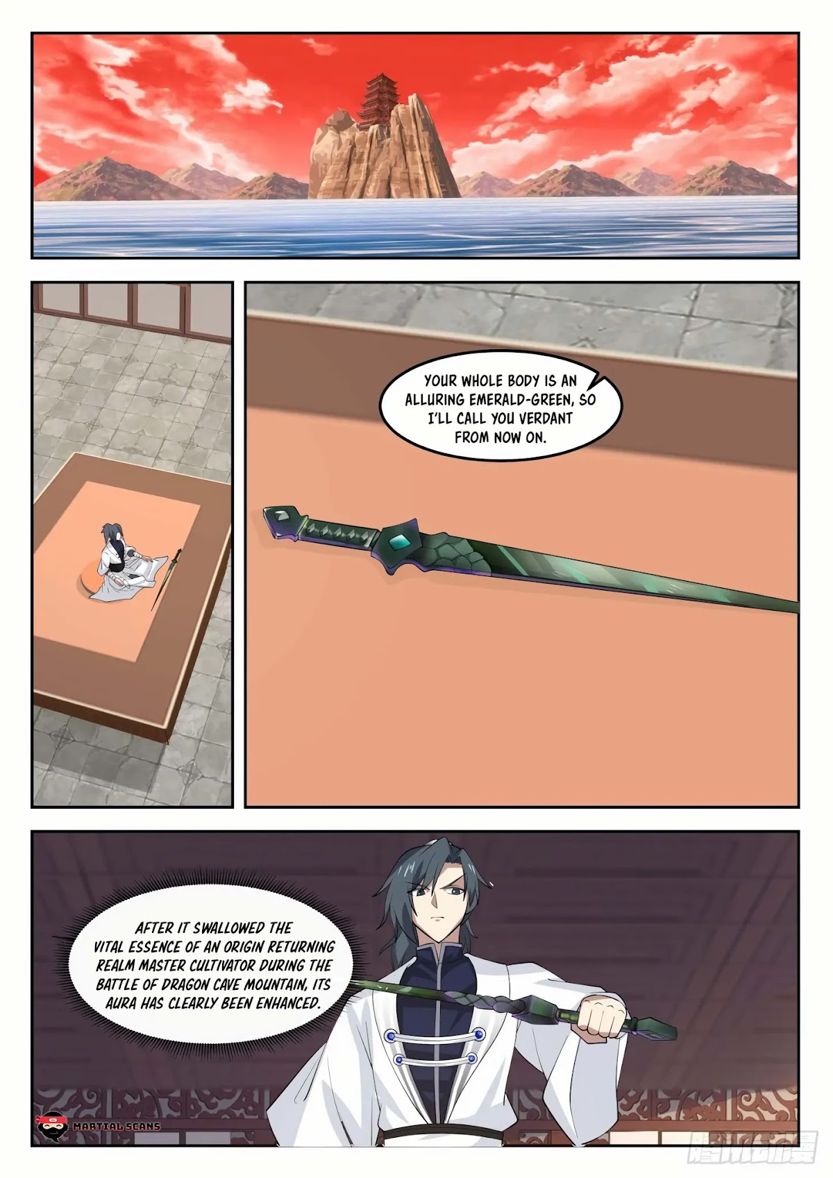 Martial Peak Chapter 1301 page 2 - Chapter 1301: Verdant Dragon Bone Sword