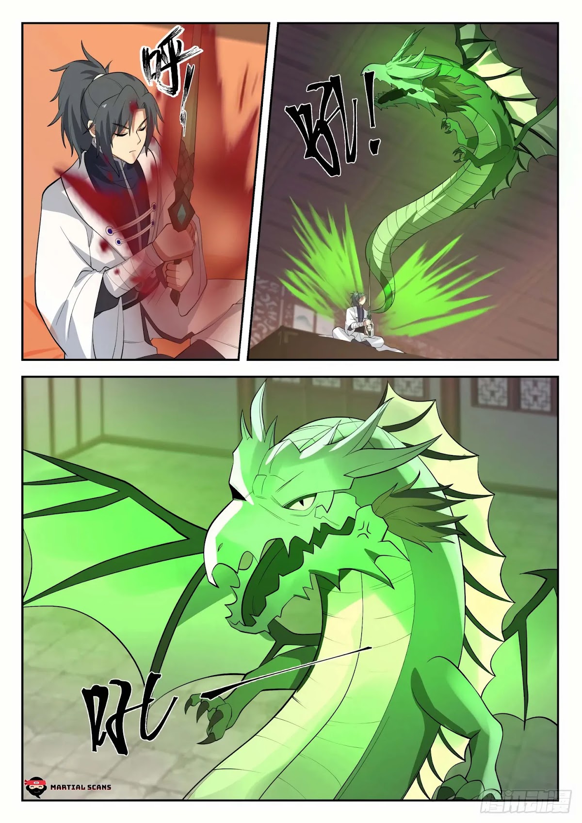 Martial Peak Chapter 1301 page 3 - Chapter 1301: Verdant Dragon Bone Sword
