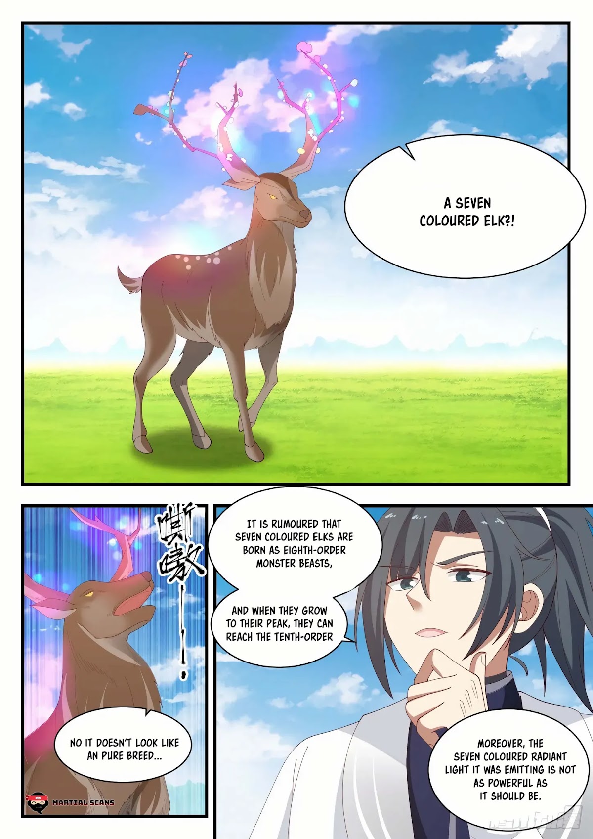 Martial Peak Chapter 1309 page 11 - Chapter 1309: Seven Coloured Elk?