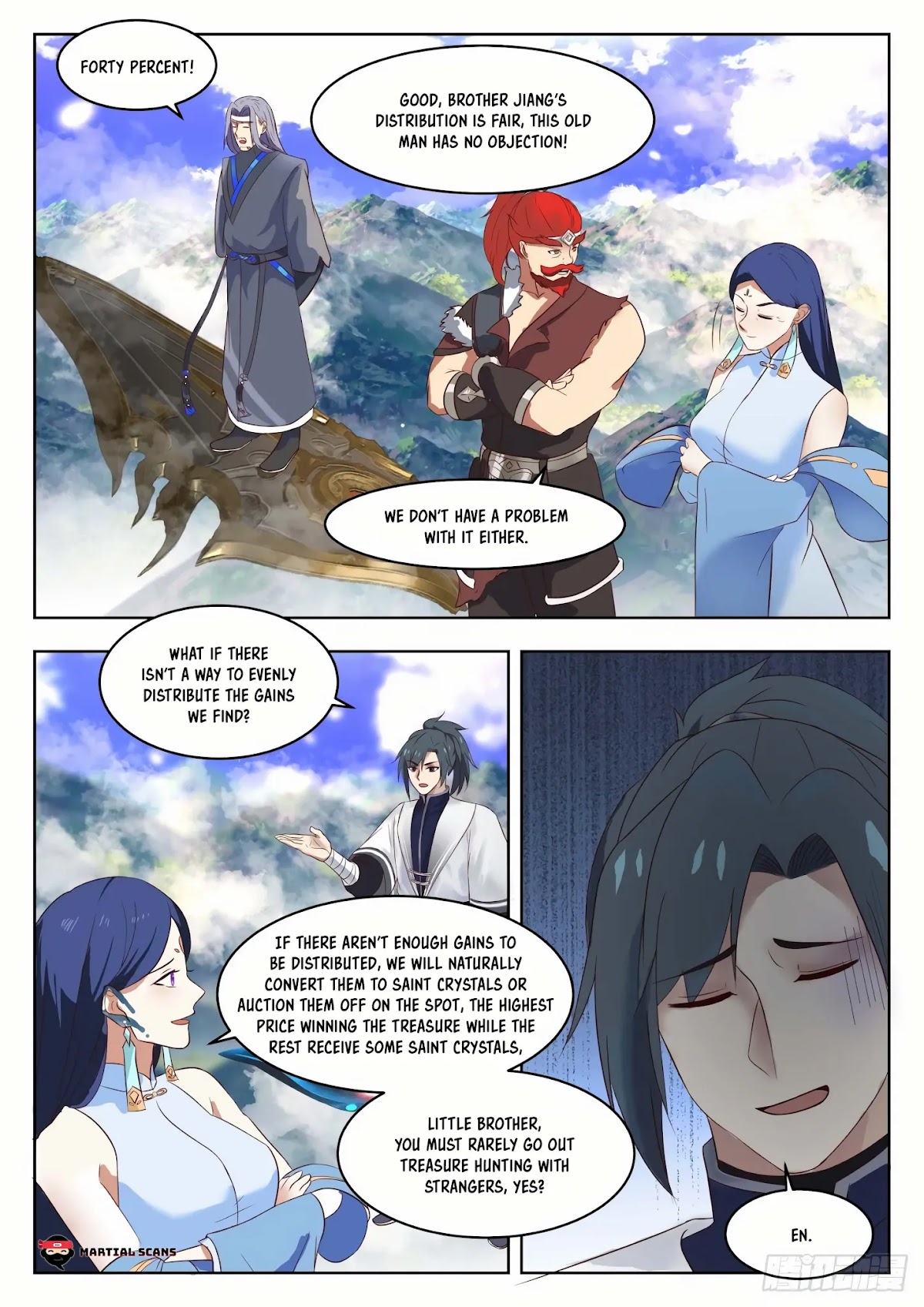 Martial Peak Chapter 1334 page 4 - Chapter 1334: Five Elements Scattering Array