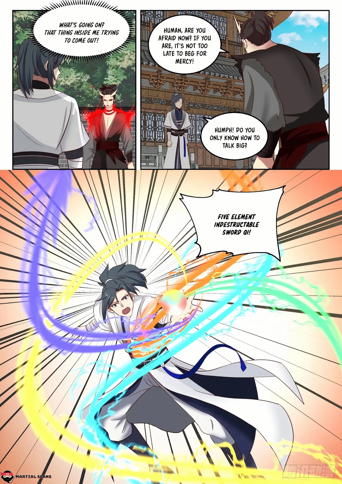 Martial Peak Chapter 1379 page 8 - Chapter 1379: Flood Dragon Transformation!