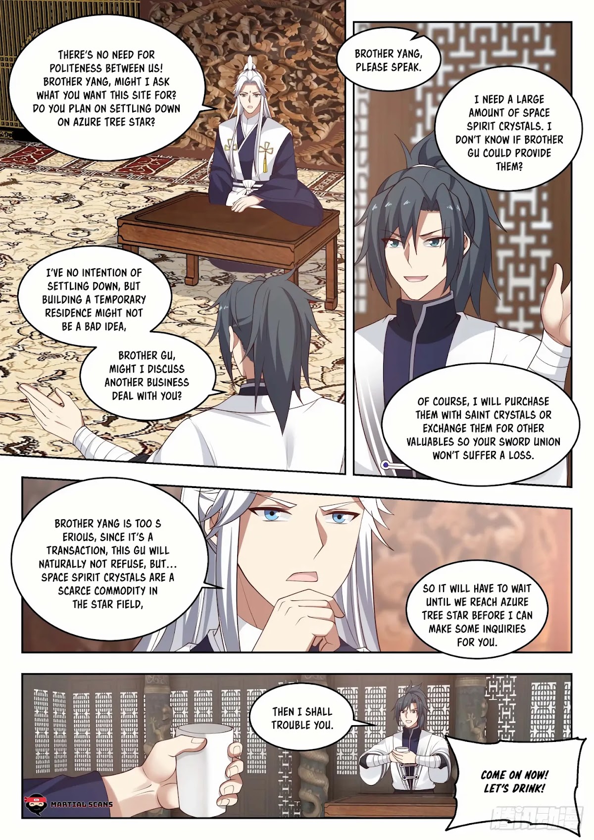 Martial Peak Chapter 1449 page 3 - Chapter 1449: Azure Tree Star