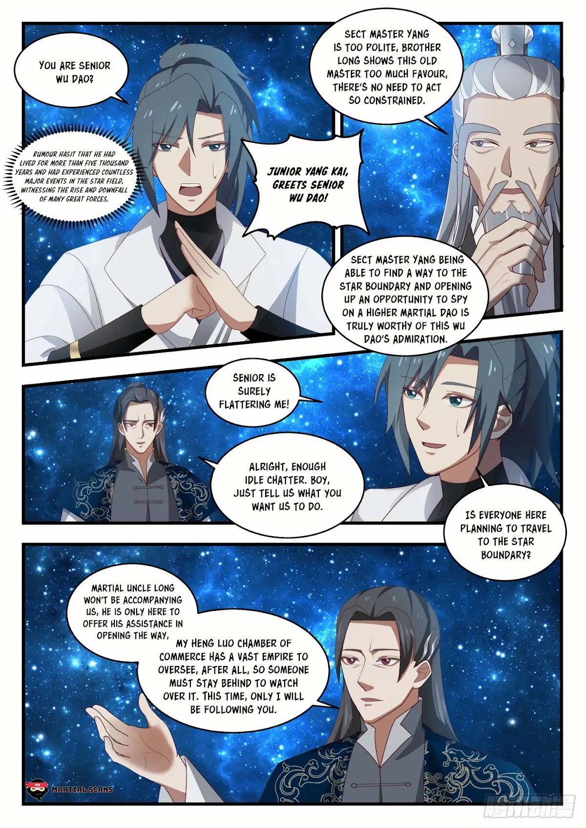Martial Peak Chapter 1550 page 3 - Chapter 1550: Starlight Corridor