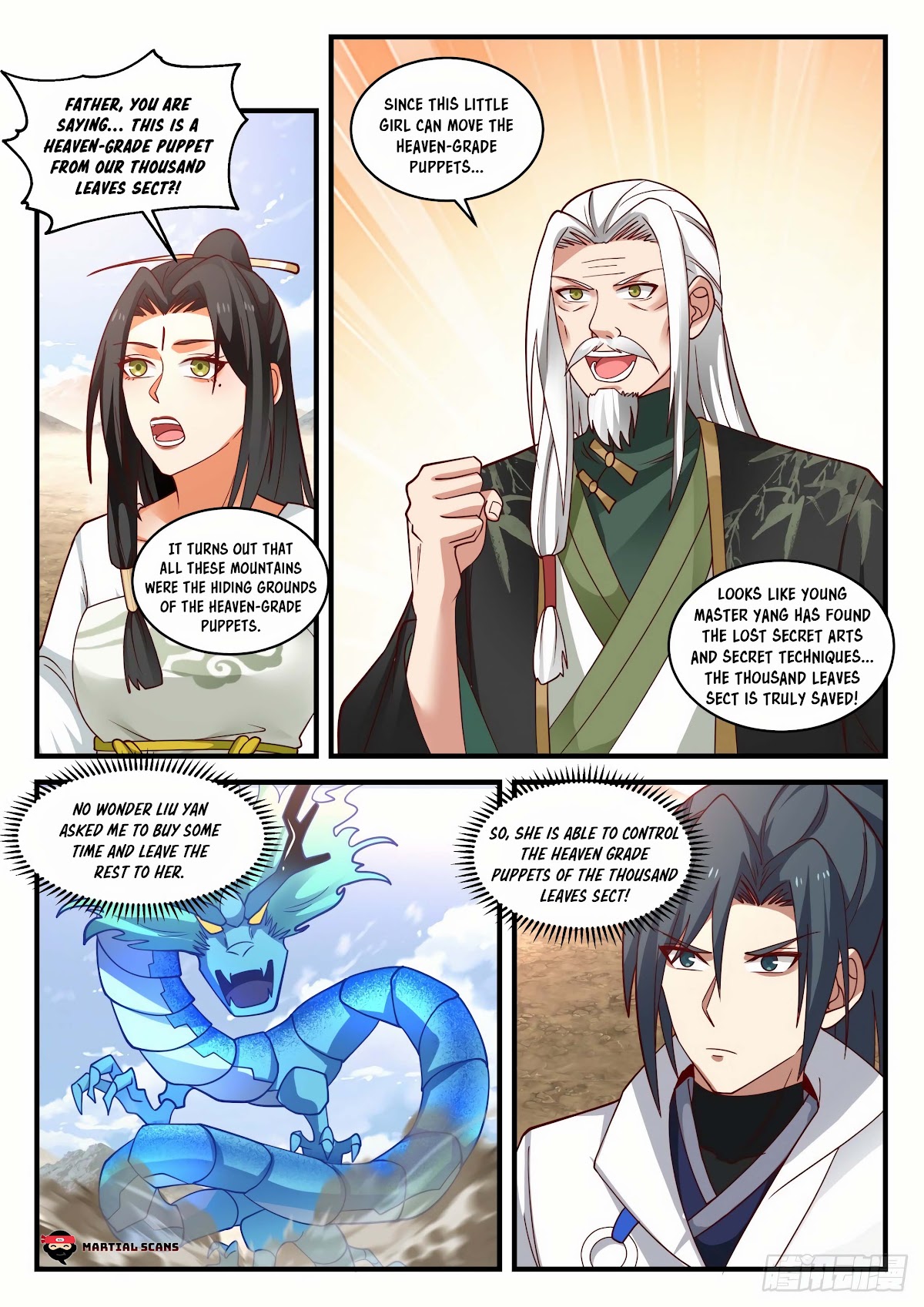 Martial Peak Chapter 1824 page 5 - Chapter 1824: Four Divine Beasts Puppets