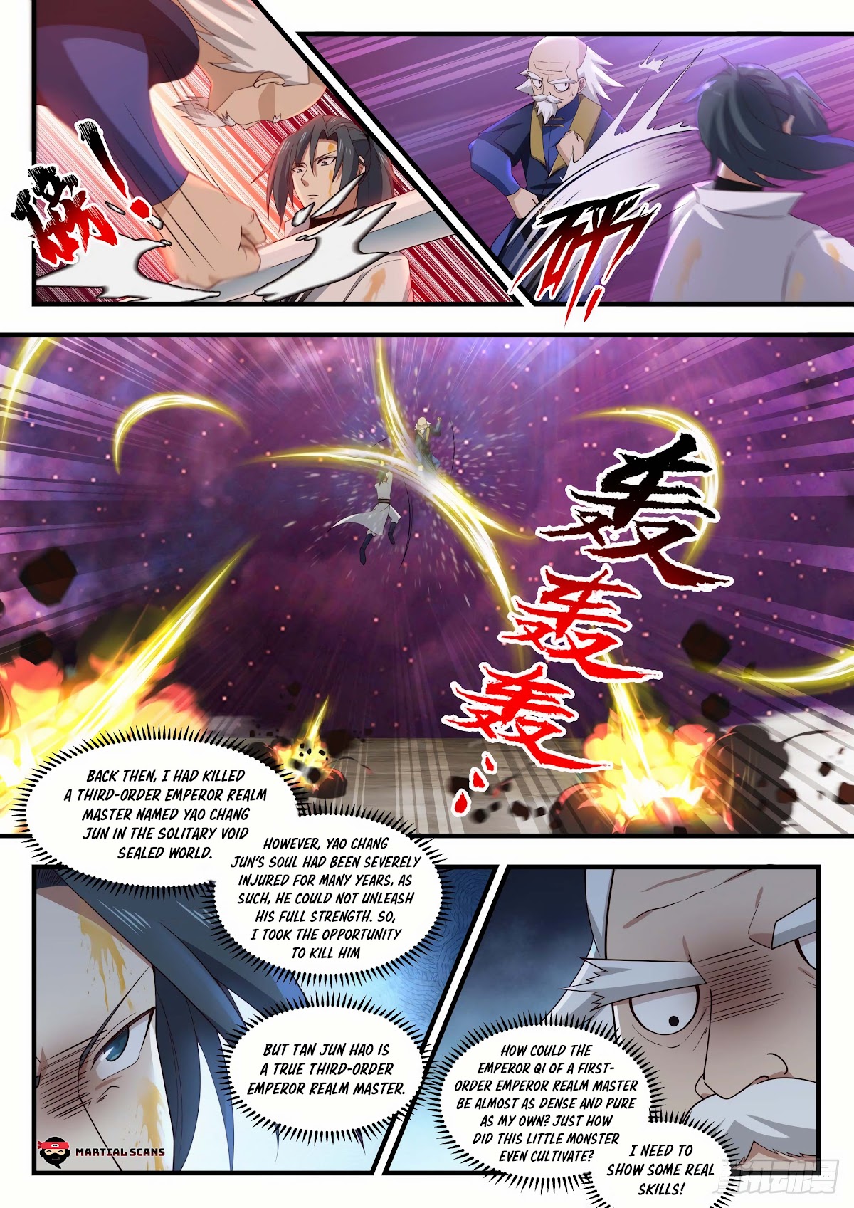 Martial Peak Chapter 1959 page 3 - Chapter 1959: The Golden Armour Heavenly Book