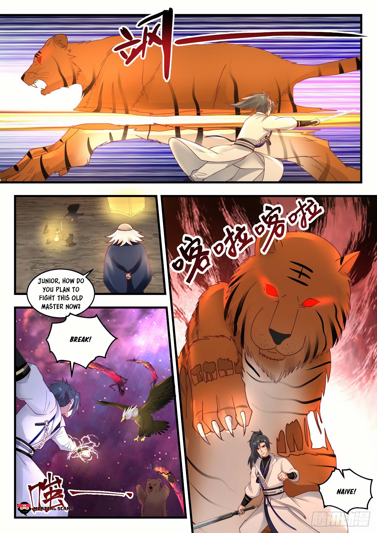 Martial Peak Chapter 1959 page 8 - Chapter 1959: The Golden Armour Heavenly Book