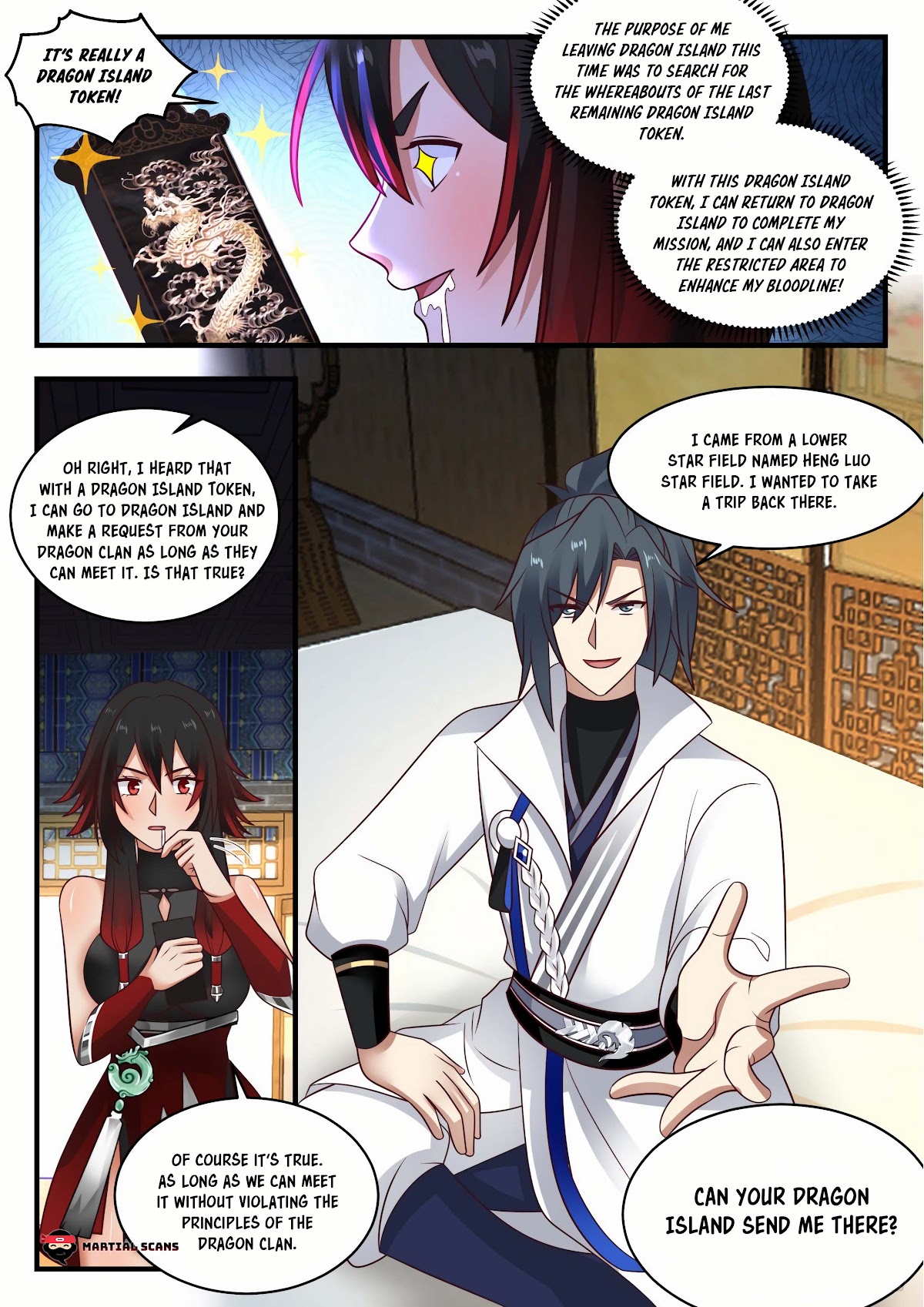 Martial Peak Chapter 1961 page 13 - Chapter 1961: Can your Dragon Island send me there?