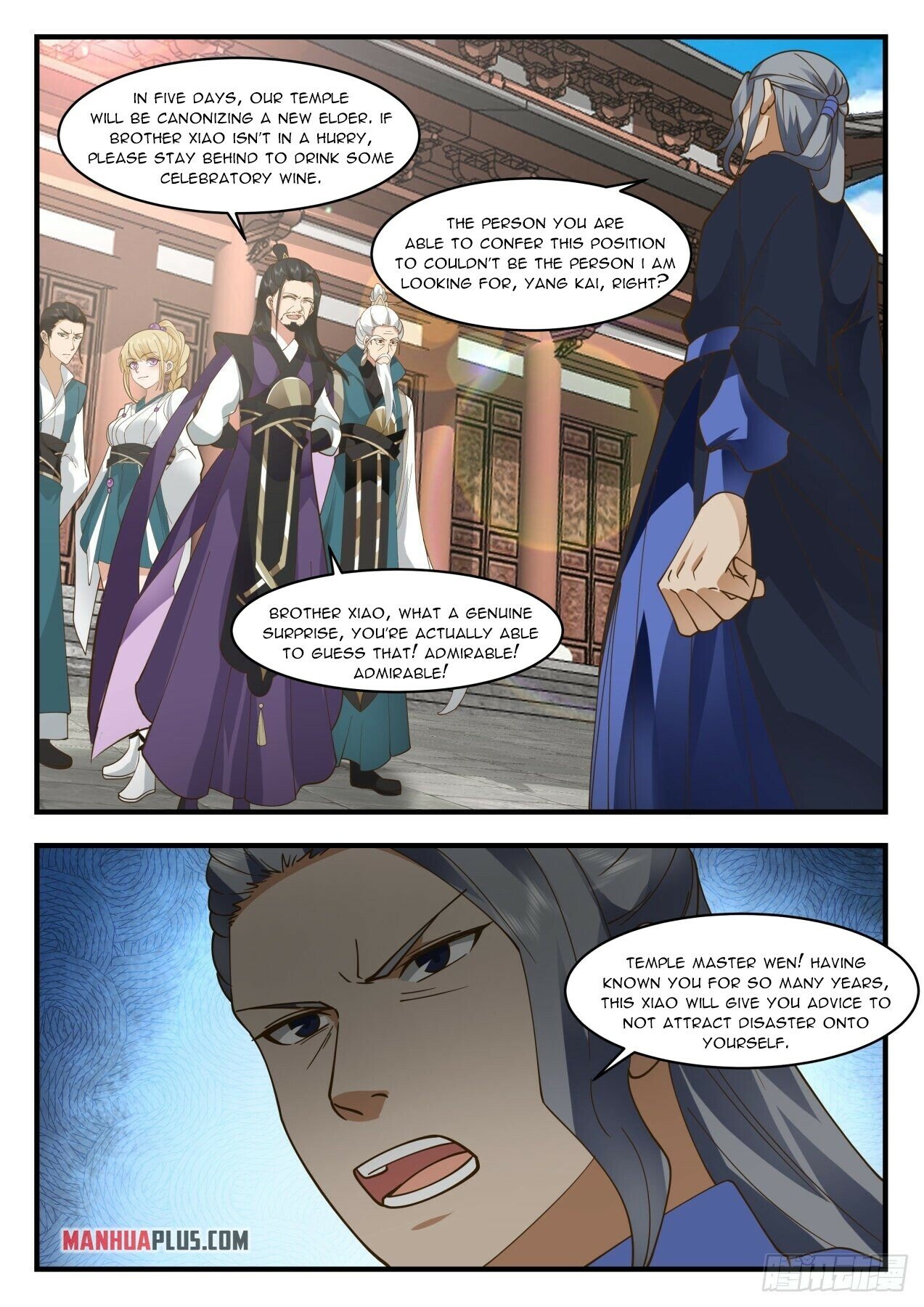 Martial Peak Chapter 1983 page 10 - Chapter 1983: How dare you touch my Azure Sun Temple's people?