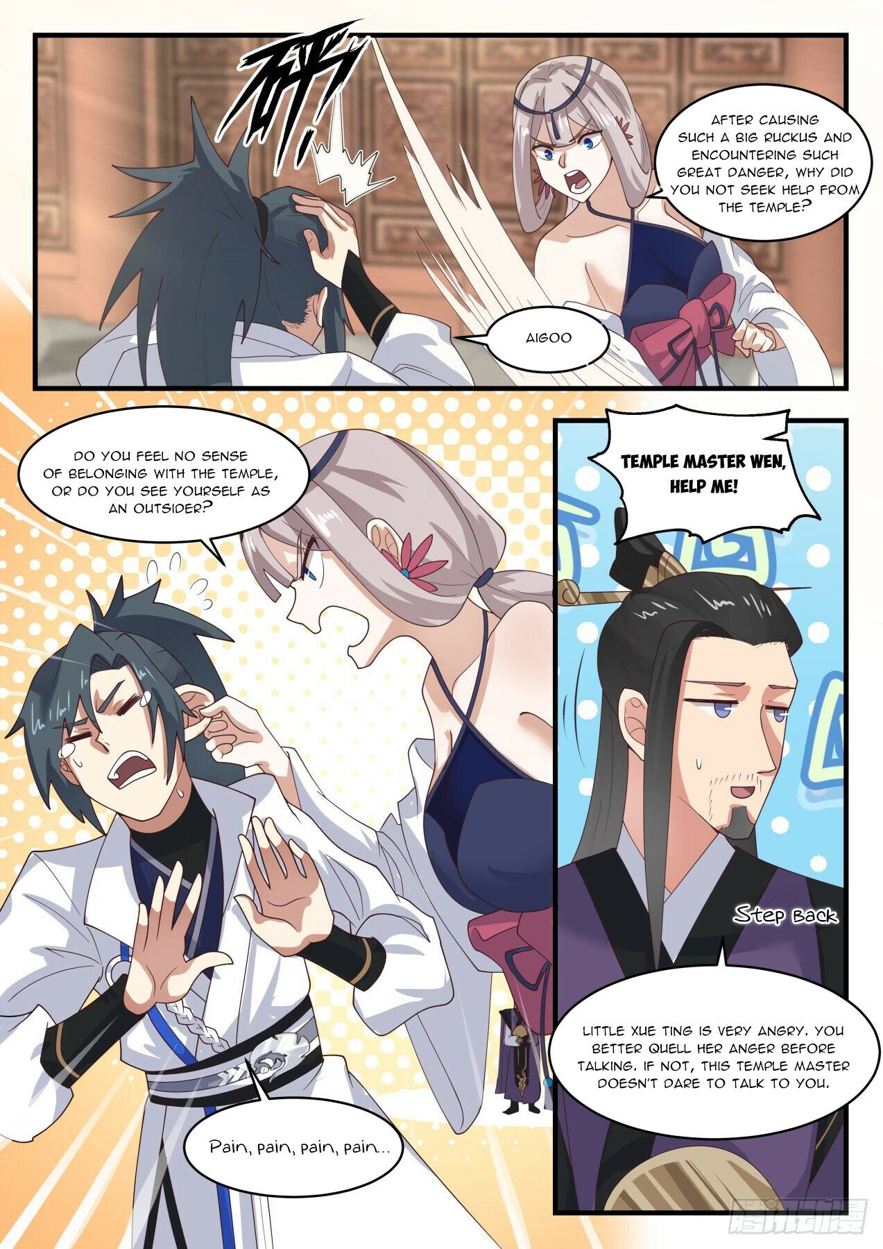 Martial Peak Chapter 1983 page 2 - Chapter 1983: How dare you touch my Azure Sun Temple's people?