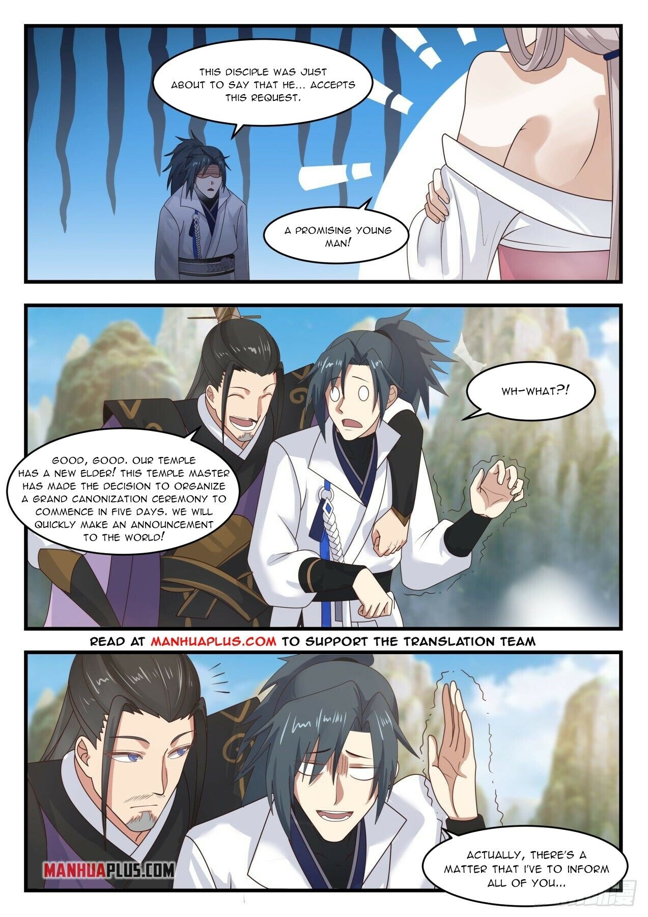 Martial Peak Chapter 1983 page 4 - Chapter 1983: How dare you touch my Azure Sun Temple's people?
