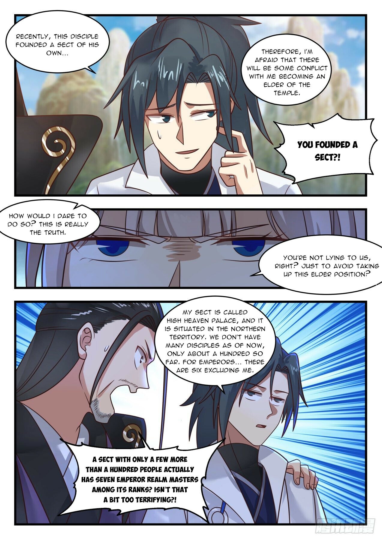 Martial Peak Chapter 1983 page 5 - Chapter 1983: How dare you touch my Azure Sun Temple's people?