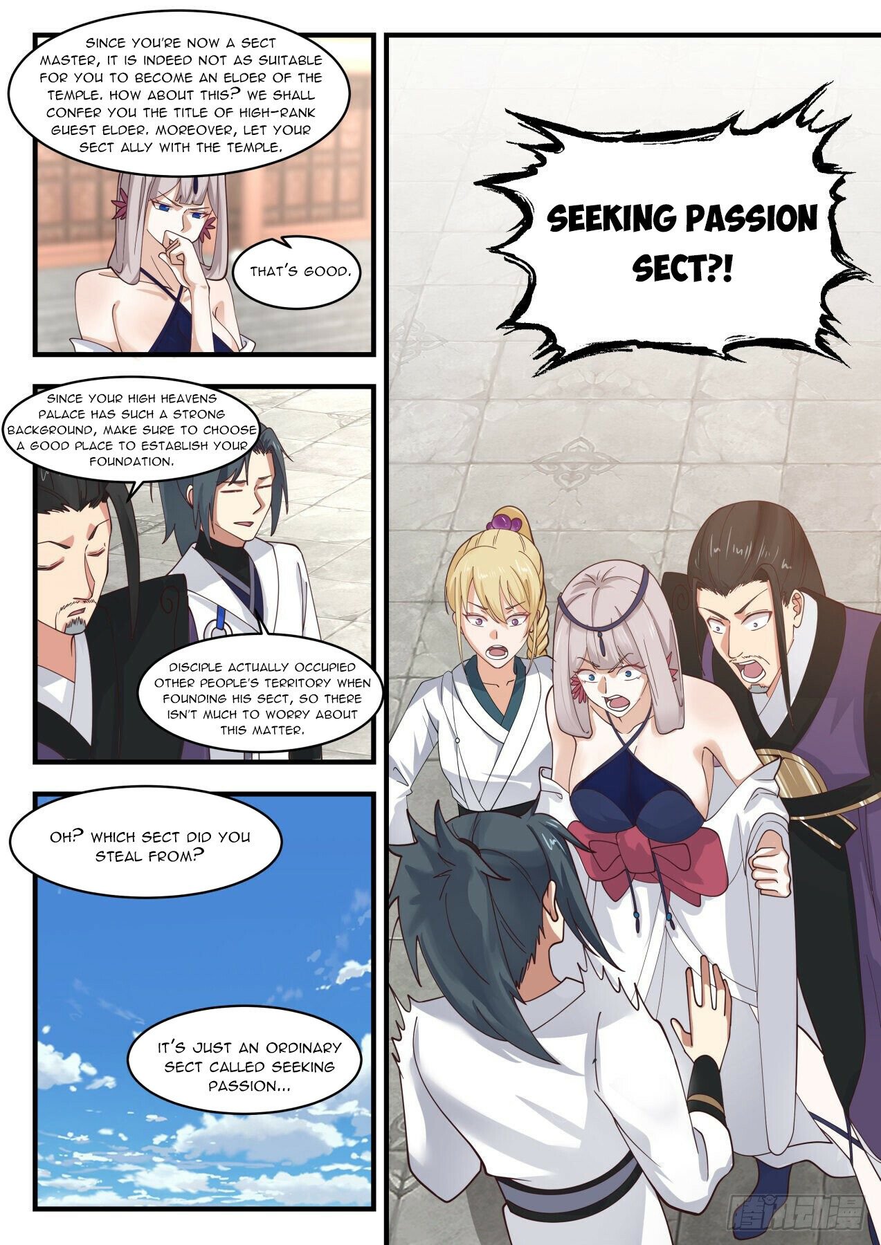 Martial Peak Chapter 1983 page 6 - Chapter 1983: How dare you touch my Azure Sun Temple's people?
