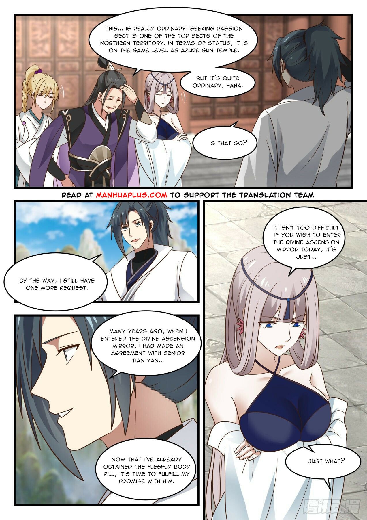 Martial Peak Chapter 1983 page 7 - Chapter 1983: How dare you touch my Azure Sun Temple's people?