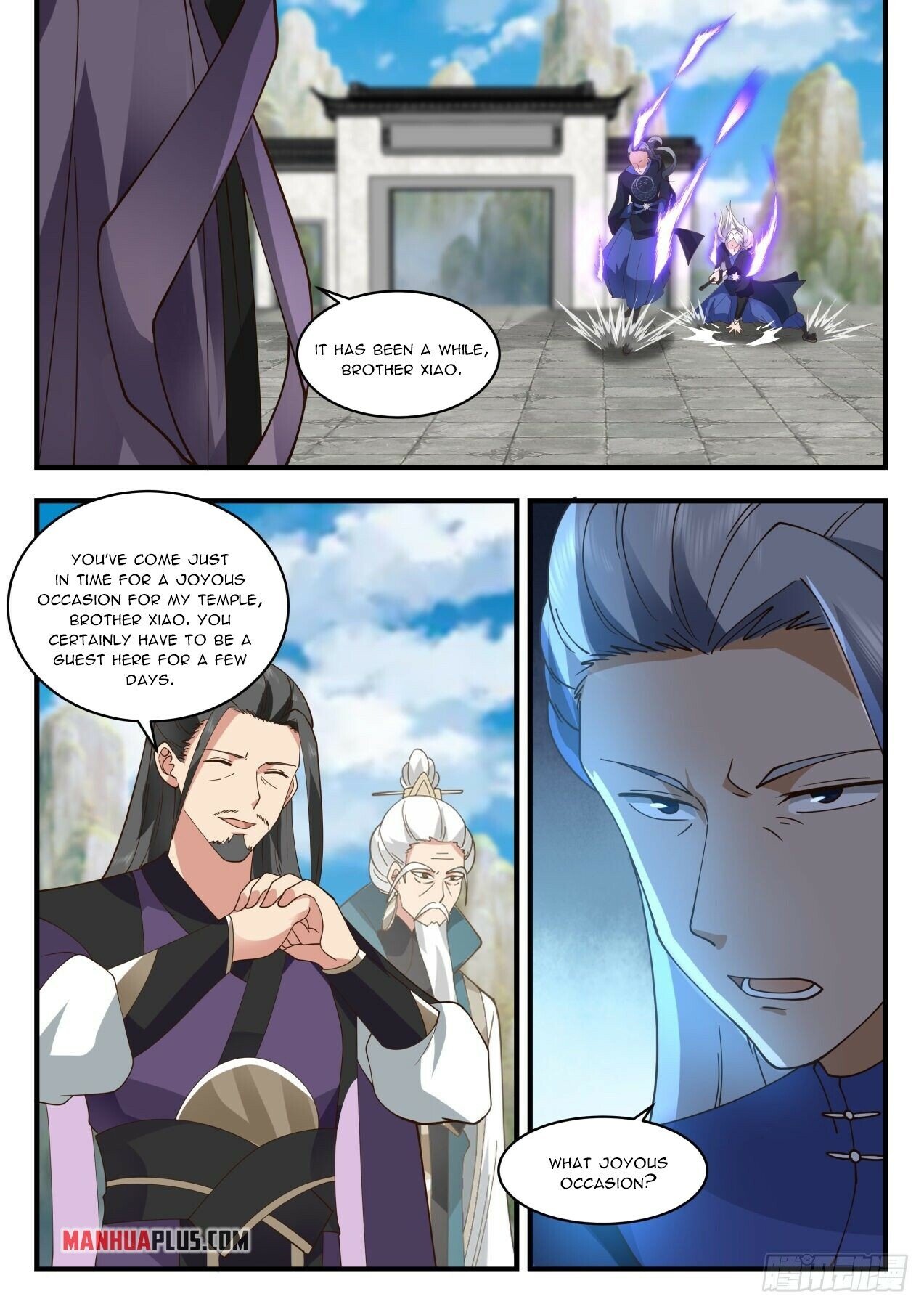 Martial Peak Chapter 1983 page 9 - Chapter 1983: How dare you touch my Azure Sun Temple's people?