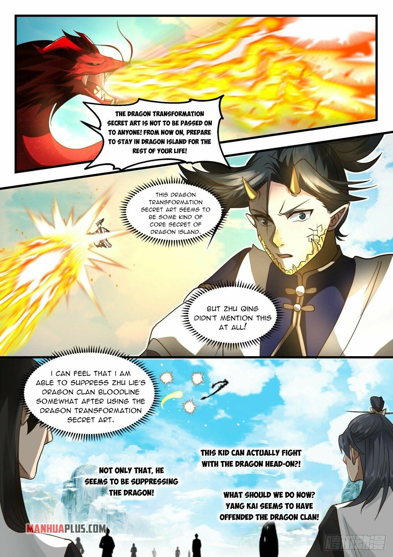Martial Peak Chapter 2079 page 6 - Chapter 2079: Fourty-metre Dragon Body