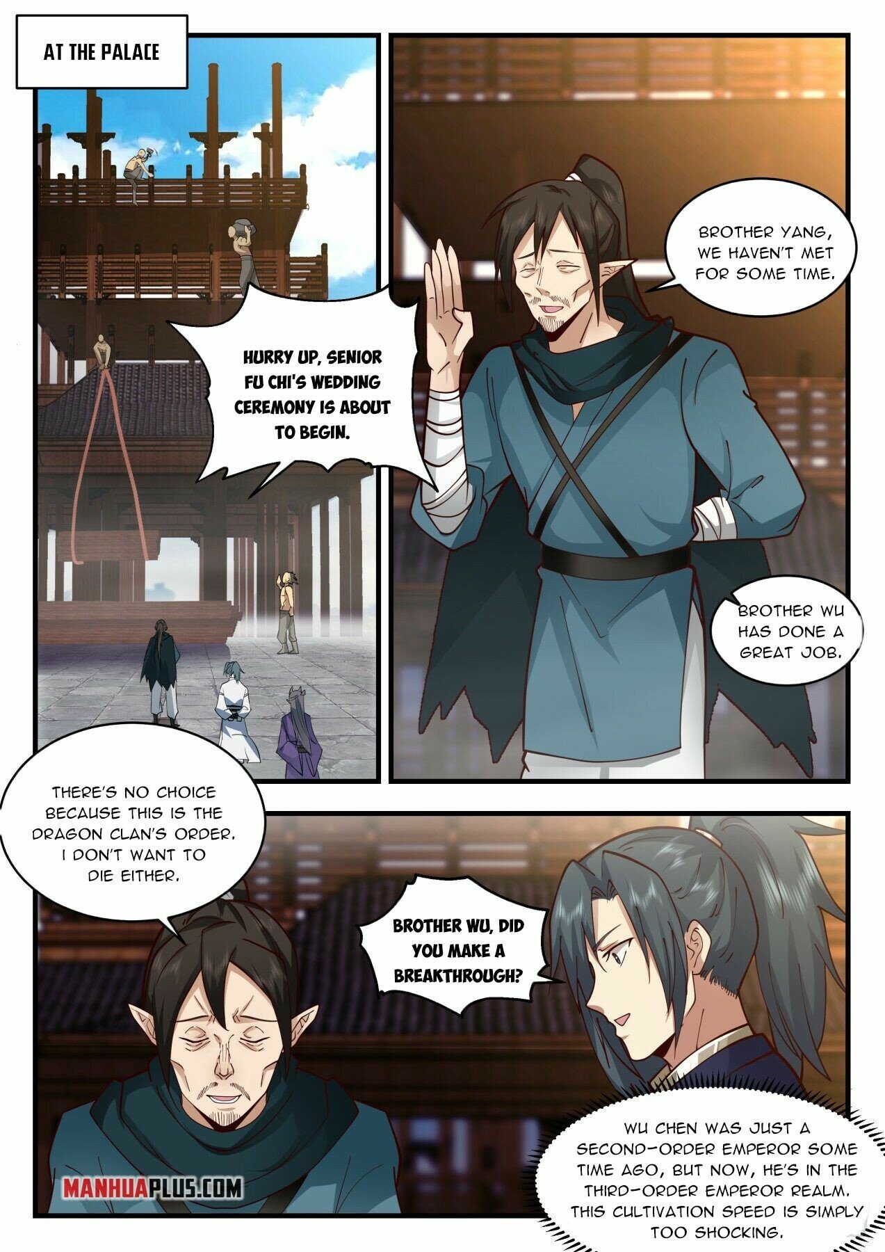 Martial Peak Chapter 2136 page 7 - Chapter 2136: Four dragons flying together