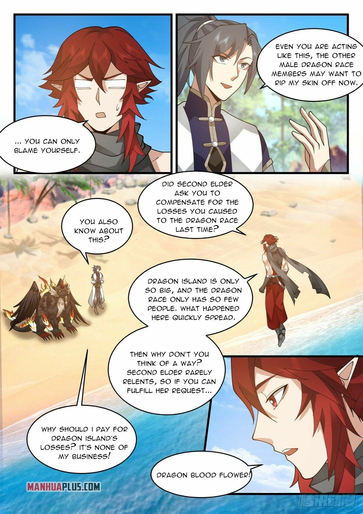 Martial Peak Chapter 2300 page 4 - Chapter 2300: Cultivating Dragon Blood Flowers