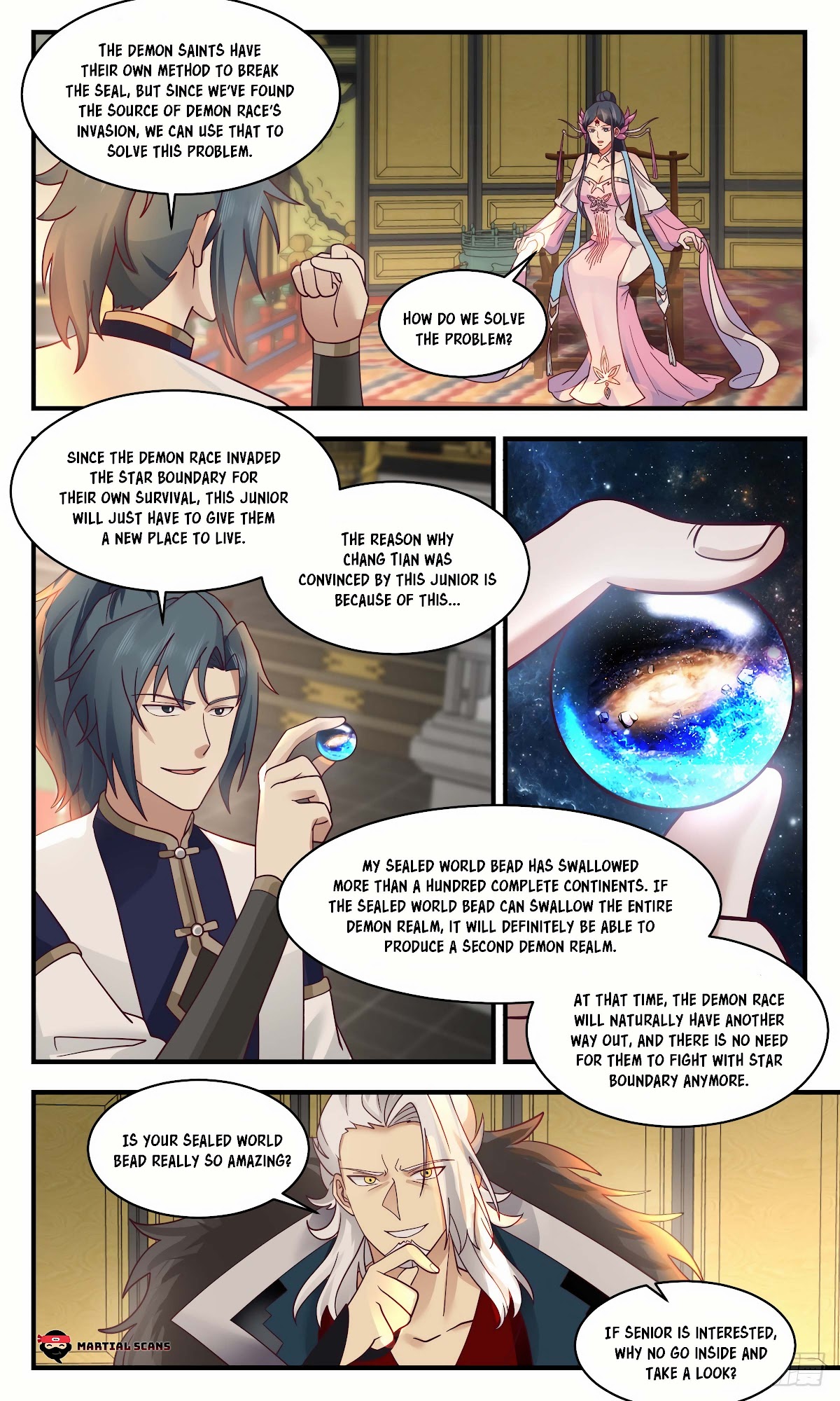 Martial Peak Chapter 2466 page 3 - Chapter 2466: Sealed World Bead and Un-Fixing Mountain