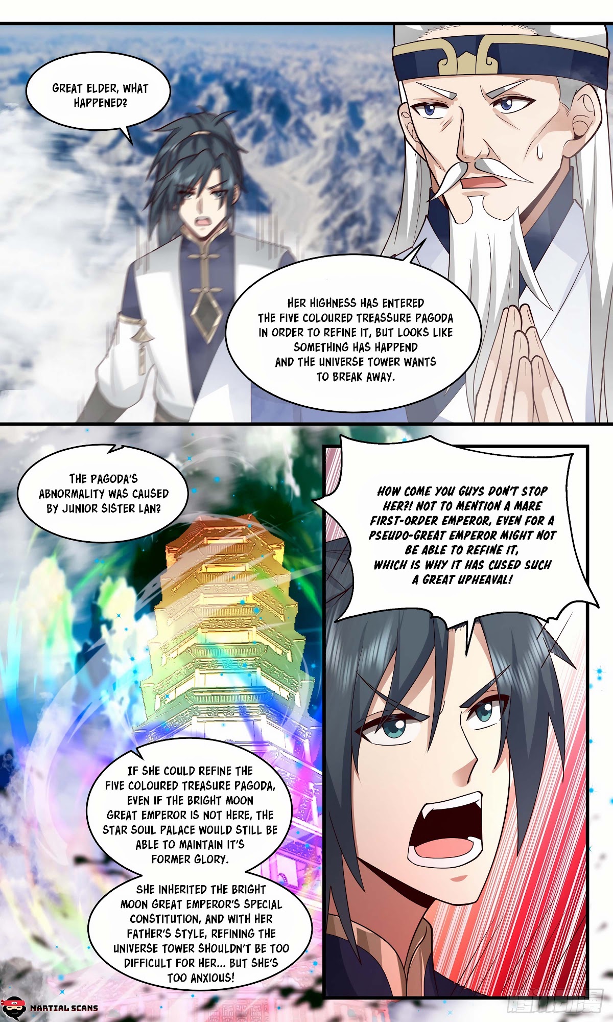 Martial Peak Chapter 2475 page 3 - Chapter 2475: Breaking into the Five Colored Pagoda