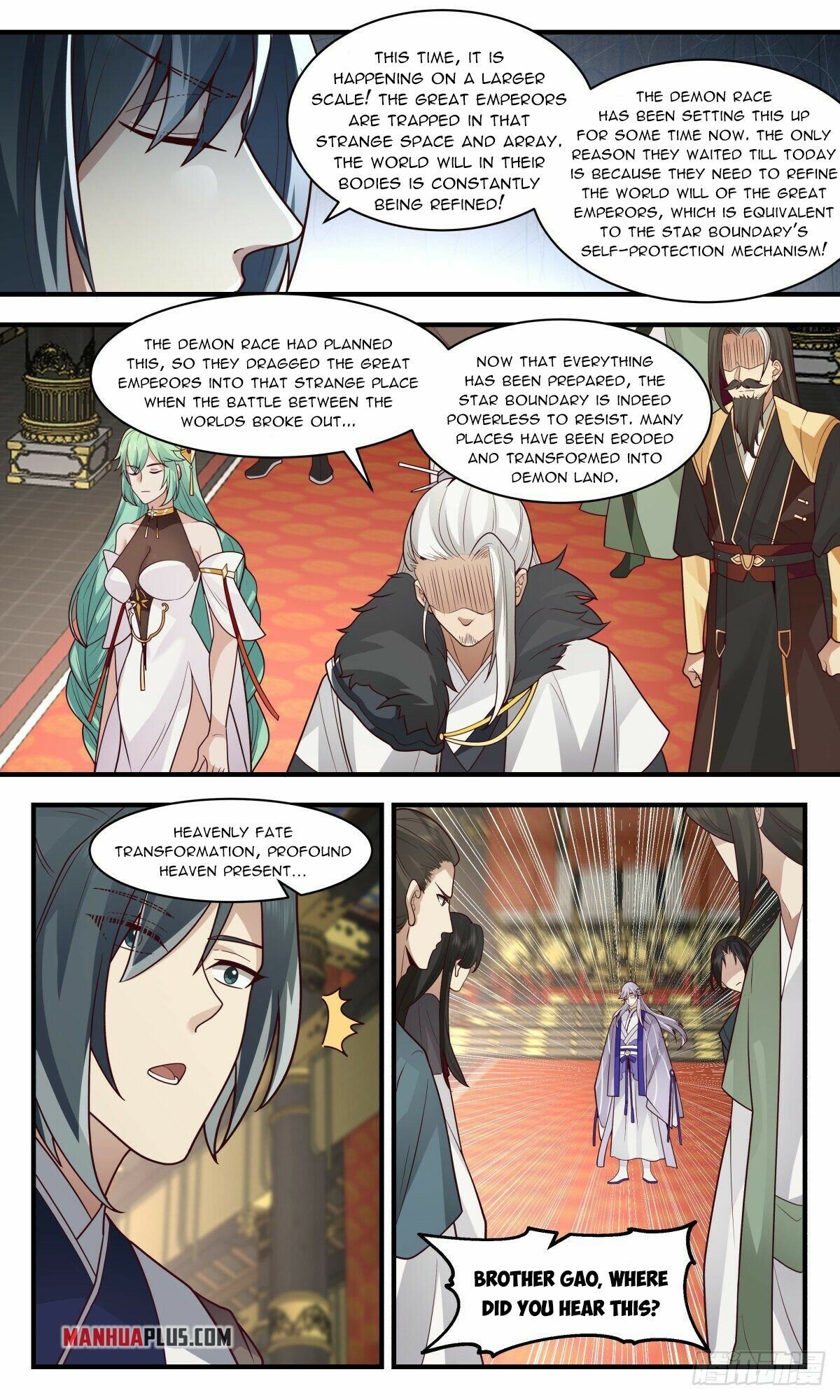 Martial Peak Chapter 2535 page 6 - Chapter 2535: Heavenly Fate Transformation, Profound Heaven Present