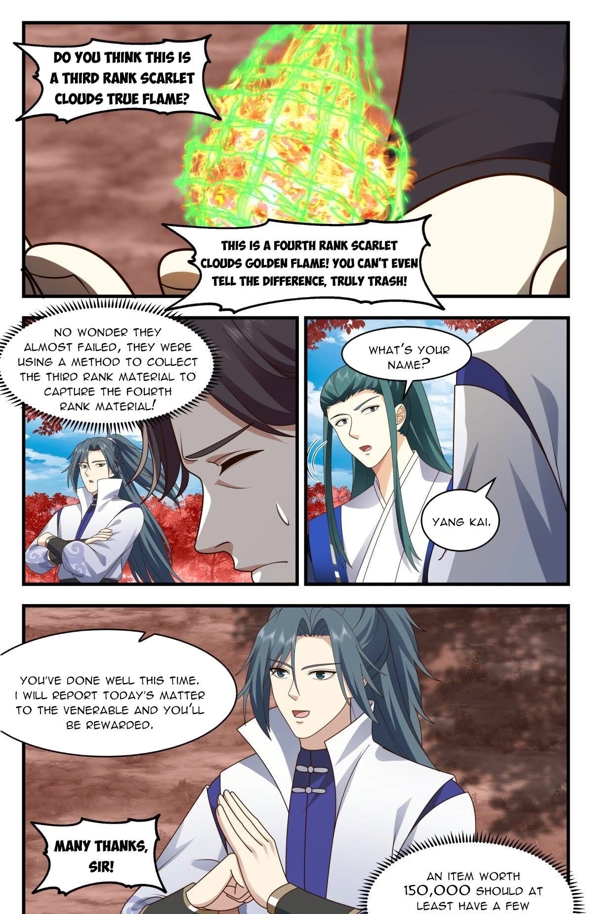 Martial Peak Chapter 2588 page 12 - Chapter 2588: Scarlet Clouds Golden Flame