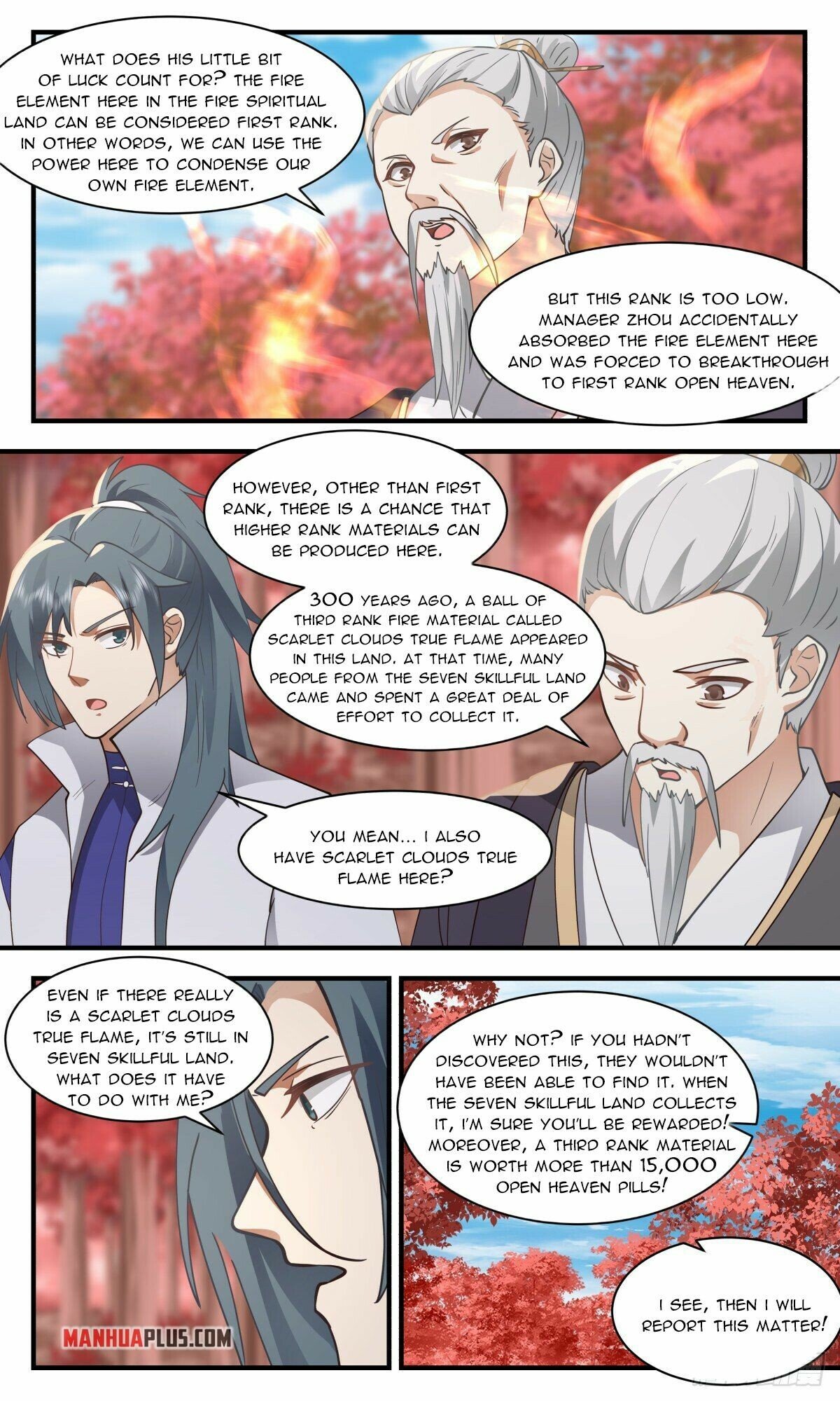 Martial Peak Chapter 2588 page 5 - Chapter 2588: Scarlet Clouds Golden Flame