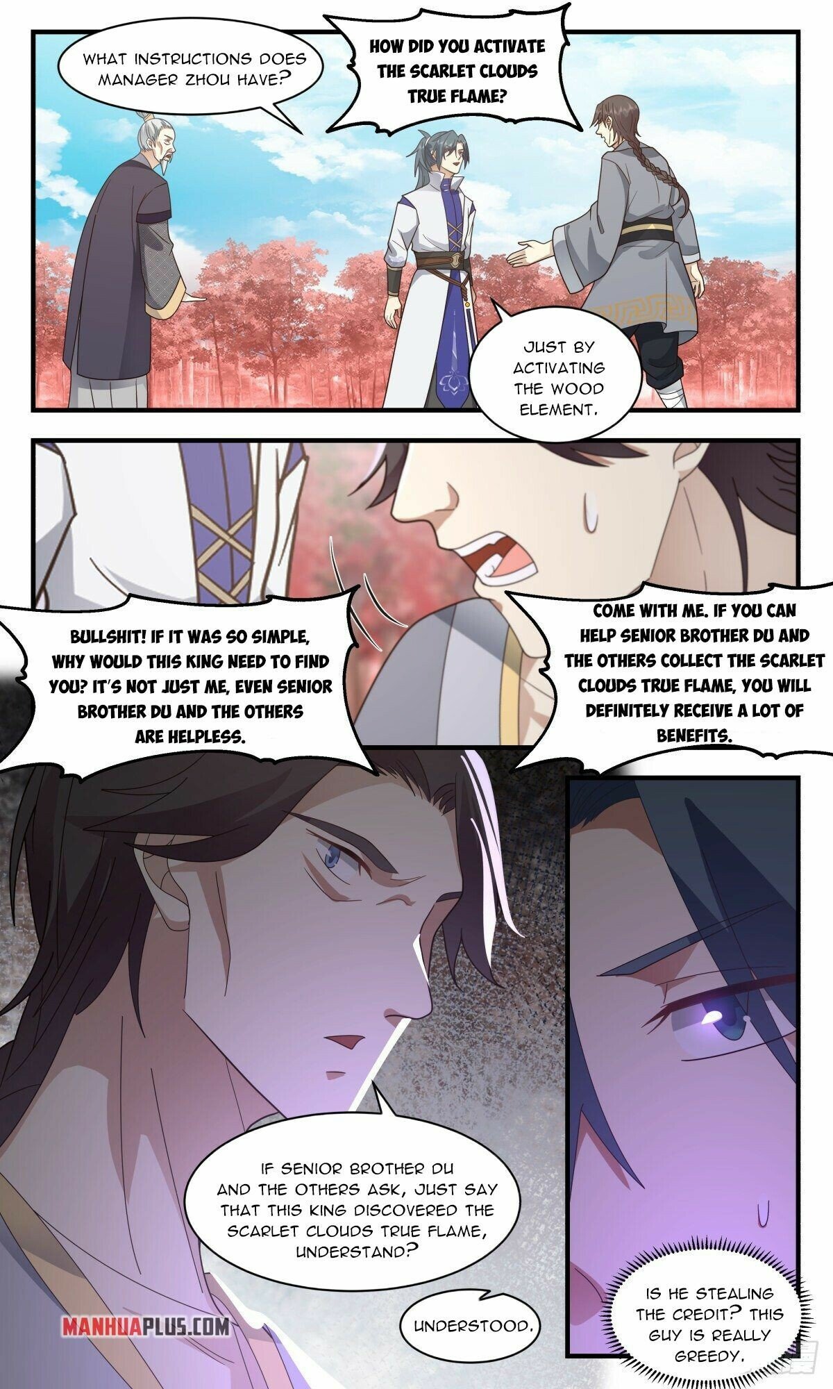 Martial Peak Chapter 2588 page 8 - Chapter 2588: Scarlet Clouds Golden Flame