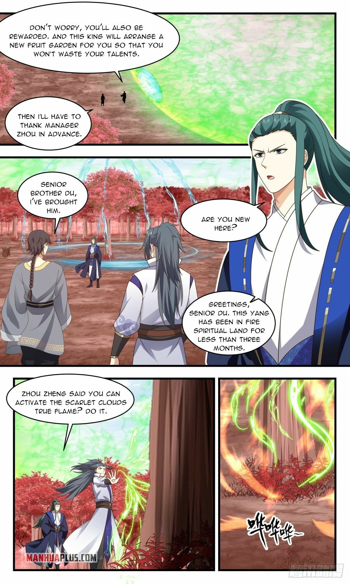 Martial Peak Chapter 2588 page 9 - Chapter 2588: Scarlet Clouds Golden Flame