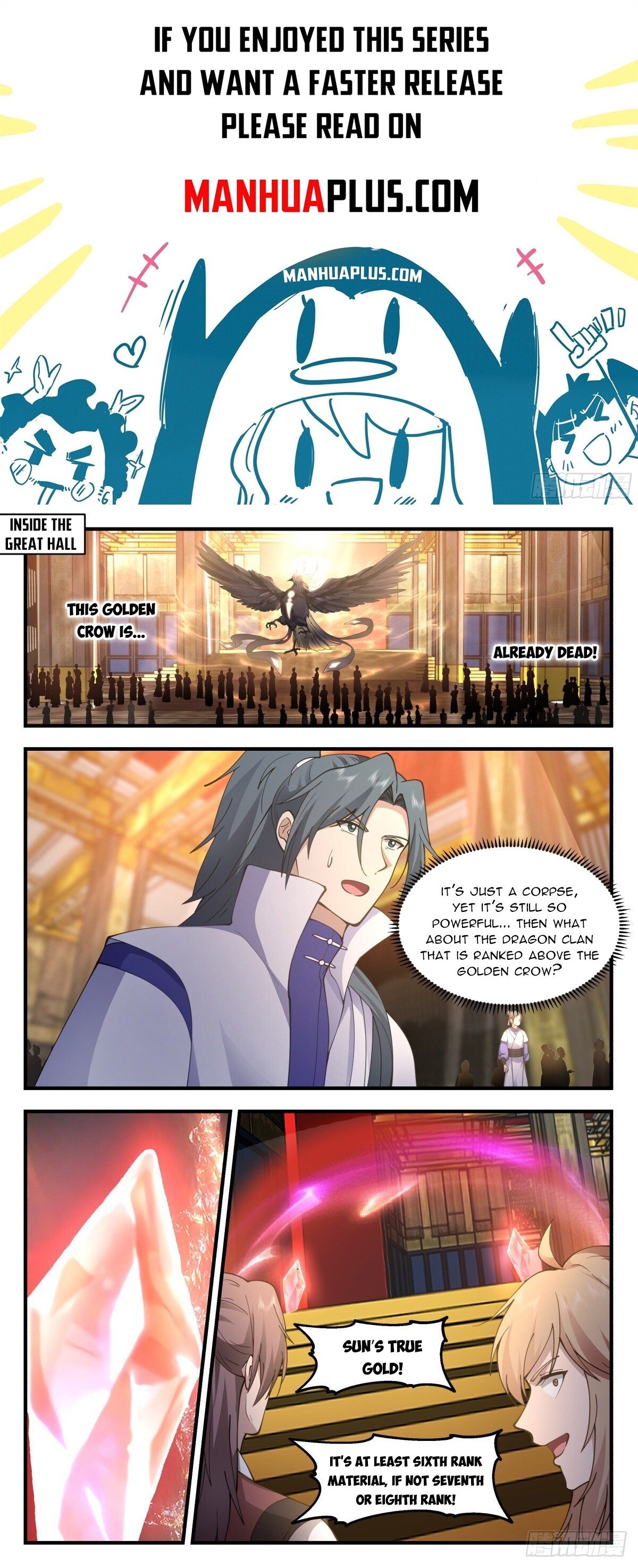 Martial Peak Chapter 2608 page 1 - Chapter 2608: Three-Legged Golden Crow