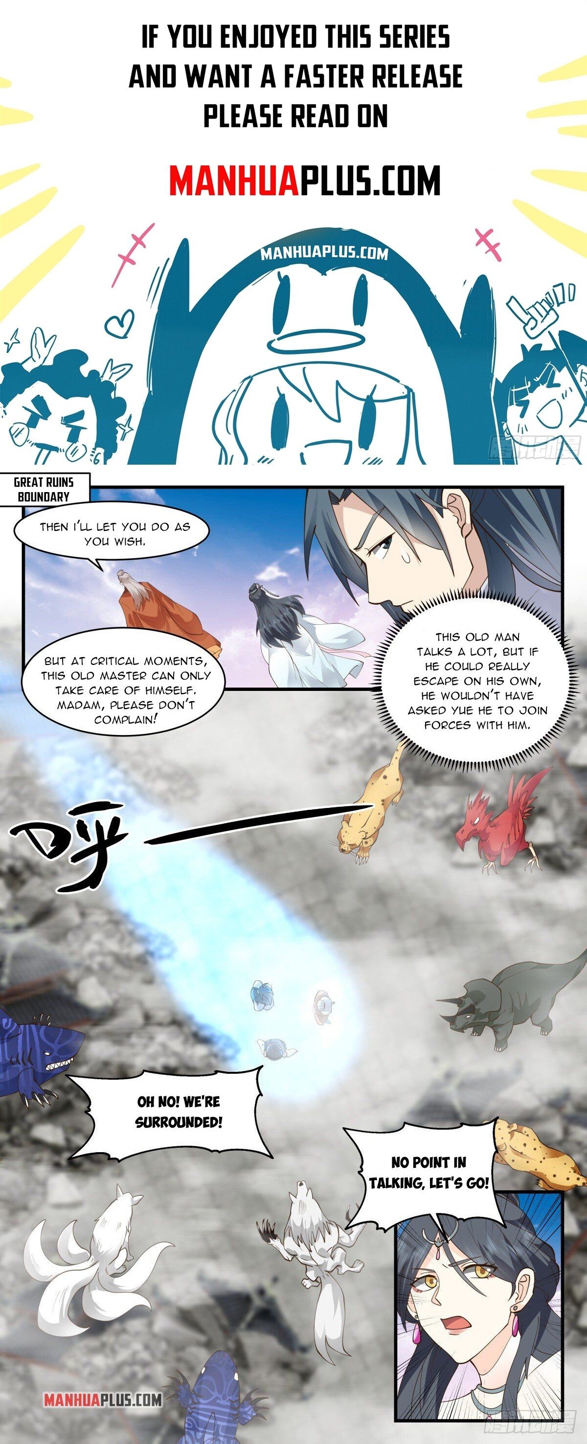 Martial Peak Chapter 2637 page 1 - Chapter 2637: Fighting Thunder Roar Alone